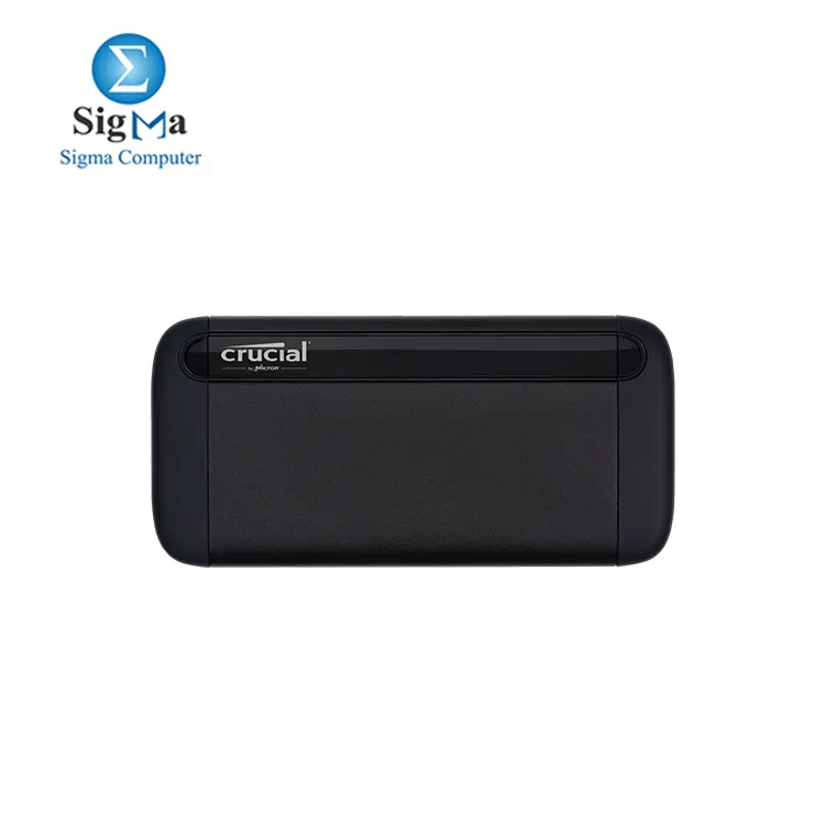 CRUCIAL -external SSD-X8 2TB Portable SSD – Up to 1050 MB/s – USB 3.2 – External Solid State Drive, USB-C, USB-A, Black	